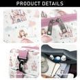 thumbnail image 5 of Women Men Gym Bag,Princess Castle Pattern Small Duffle Bag Spend the Night Bags for Women with Shoes Compartment Washbag,Detachable Shoulder Strap,19.7x8.3x11 Inches, 5 of 5
