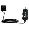Gomadic Intelligent Compact Car / Auto DC Charger suitable for the Sierra Wireless Overdrive 3G/4G Mobile Hotspot - 2A / 10W power at half the size. U