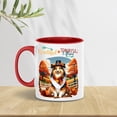 thumbnail image 5 of Thanksgiving Shetland Sheepdog Pilgrim Grateful, Thankful, Blessed Fall Welcome 11oz Accent Two-tone Mug Sheltie Dog Lover Gifts Coffee Tea Cup - 00021, 5 of 5