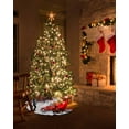 thumbnail image 5 of Red Love Heart Tree Valentines Christmas Tree Skirt 36 Inches Large Christmas Skirt Tree, Football Truck Tree Skirt Christmas Decorations for Fireplace Party Holidays Indoor Outdoor, 5 of 7
