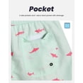 thumbnail image 4 of Bañador maamgic Quick Dry Shorts de baño para hombre, color verde claro, 4 of 4