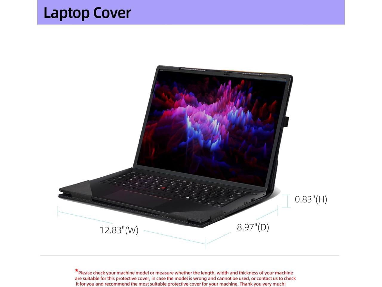 Laptop Cover for Lenovo ThinkPad P14s Gen 5 14 inch All Inclusive Drop Case 14" PU Leather Inside Pocket Cover