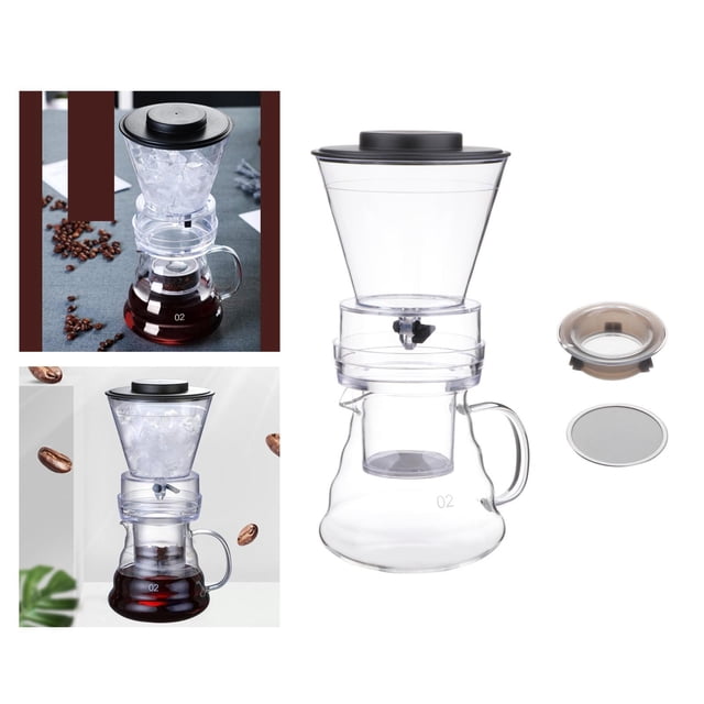 Cafetera con , cafetera de plástico PP, aismiento rmico, antiescarcha, con de diámetro, para el Estilo 1 perfecl Cafeteras