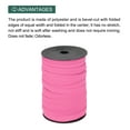 thumbnail image 3 of Uxcell 1/2" Double Fold Bias Tape Polyester Continuous Bulk Bias Tape for Sewing Seaming Rose Red 100 Yards, 3 of 5