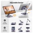 thumbnail image 2 of Soporte para tableta UGREEN, giratorio 360°, para iPad Pro 13, color gris, 2 of 9