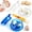 Blue+Clear, variant on Clear Manual Garlic Twister and Ginger Mincer Tool, Transparent Manual Garlic Twister and Crusher, for Garlic, Onion,and Ginger
