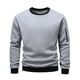 thumbnail image 1 of pstuiky camisas de manga larga para hombre, Sudadera informal de manga larga con cuello alto para hombre tops de invierno para hombre m, 1 of 3
