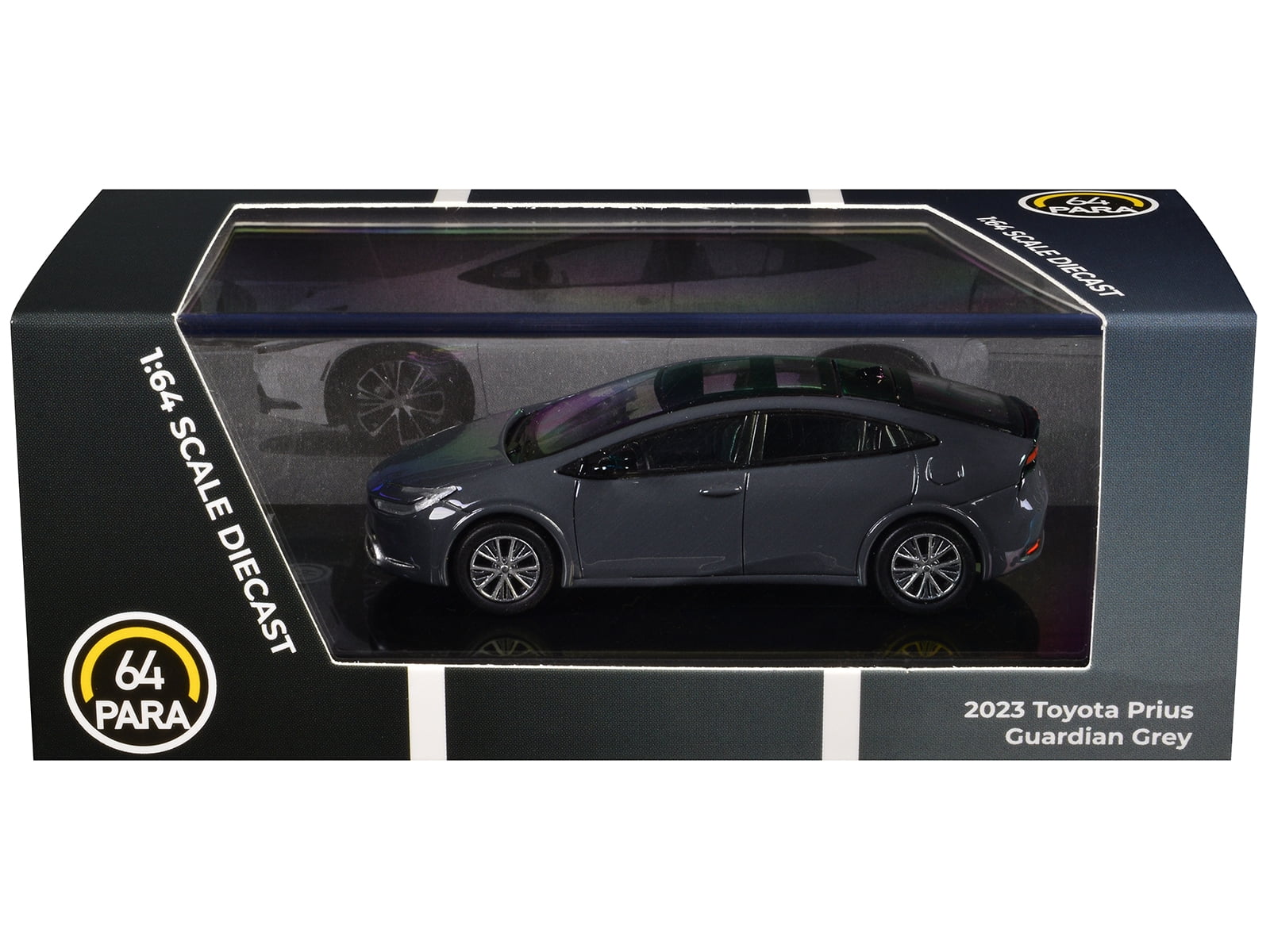 2023 Toyota Prius Guardian Gray 1/64 Diecast Model Car by Paragon Models