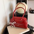 Begsfte Women PU Shoulder Bag Stylish Armpit Bag Large Capacity Trendy