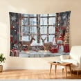 thumbnail image 2 of SOFIKAANMU Christmas Tapestries, Various Designs And Patterns, Winter Snow And Forest Tapestries, Bedroom And Dormitory Home Decor Tapestries, 6 Sizes, 80 X 60 Inches., 2 of 7