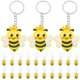 thumbnail image 4 of 24 llaveros de abeja con diseño de abeja de dibujos animados, para fiestas de cumpleaños infantiles, decoraciones para baby shower., 4 of 8