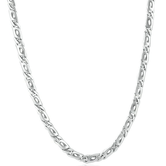 Pompeii Mens Mariner 14k Gold (46gram) or Platinum (86gram) 5.5mm Link Chain Necklace 22"