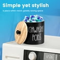 thumbnail image 6 of NUAHRHY Dishwasher Pod Holder with Lid Stylish Dishwasher Tablet Container Wide Opening Dishwasher Pod Storage Round Shape Dishwasher Pod Canister Dishwasher Pod Organizer for Home Kitchens, 6 of 9
