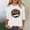 White, variant on Lumosvexa Summer Womens Casual T-Shirt for Women Plain Short Sleeved Shirt Tops Crew Neck T-Shirt Black Size L
