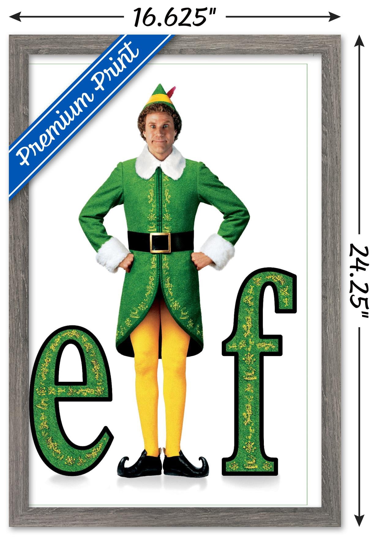 Elf - One Sheet Wall Poster, 14.725" x 22.375" Framed