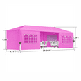 thumbnail image 7 of 10''x30'' Waterproof Wedding Party Canopy Tent,Outdoor Gazebo Tent with 8 Removable Sidewalls and Windows,Large Canopy Tent Suitable for Household,Wedding,Party,Parking Shed,Garden,Pink, 7 of 7