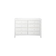 thumbnail image 2 of Classic Dresser Eight Drawer - Bedroom Storage Organizer - White Finish - 59 Inch Wide, 2 of 5