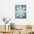 thumbnail image 2 of Nawypu  Snowflakes Wall Picture Set Vintage Winter Canvas Wall Decor Let it Snow Sign Artwork for Home Christmas, 2 of 4