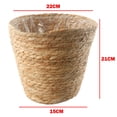 thumbnail image 1 of Indoor Planter Storage Basket Flower Pot with waterproof liner, 1 of 10