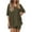 Army Green, variant on PRETTYGARDEN 2 Piece Sets for Women Summer Lounge Short Set Spring Matching Biker Shorts V Neck Oversized Shirt Clothing