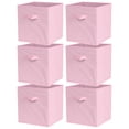 thumbnail image 1 of Ramiter Set Of 6 Collapsible Fabric Cube Storage Bins 11 Organizers Shoes Storage with Big, 1 of 5