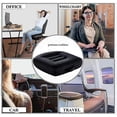thumbnail image 4 of Car Booster Cushion, Adult Car Booster, Car Seat Elevation Cushion for Relief and Comfort with Breathable Mesh(Black), 4 of 5