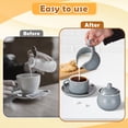thumbnail image 4 of Sugar Bowl with Lid Cream Jug Milk Pitcher Practical Ceramic Construction for Restaurant Family, 4 of 6