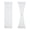 White-25"W x 40"L (Pack of 2), variant on Sidelight Curtains Linen 25"W x 40"L (Pack of 2) Front Door Entry Foyer Use