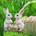 thumbnail image 2 of Easter Bunny Yard Stakes Easter Acrylic Bunny Garden Stake for Front Door Garden Patio Outdoor Backyard Decorations Lawn Pathway Walkway Welcome Sign Spring Holiday Festive Ornaments, 2 of 9