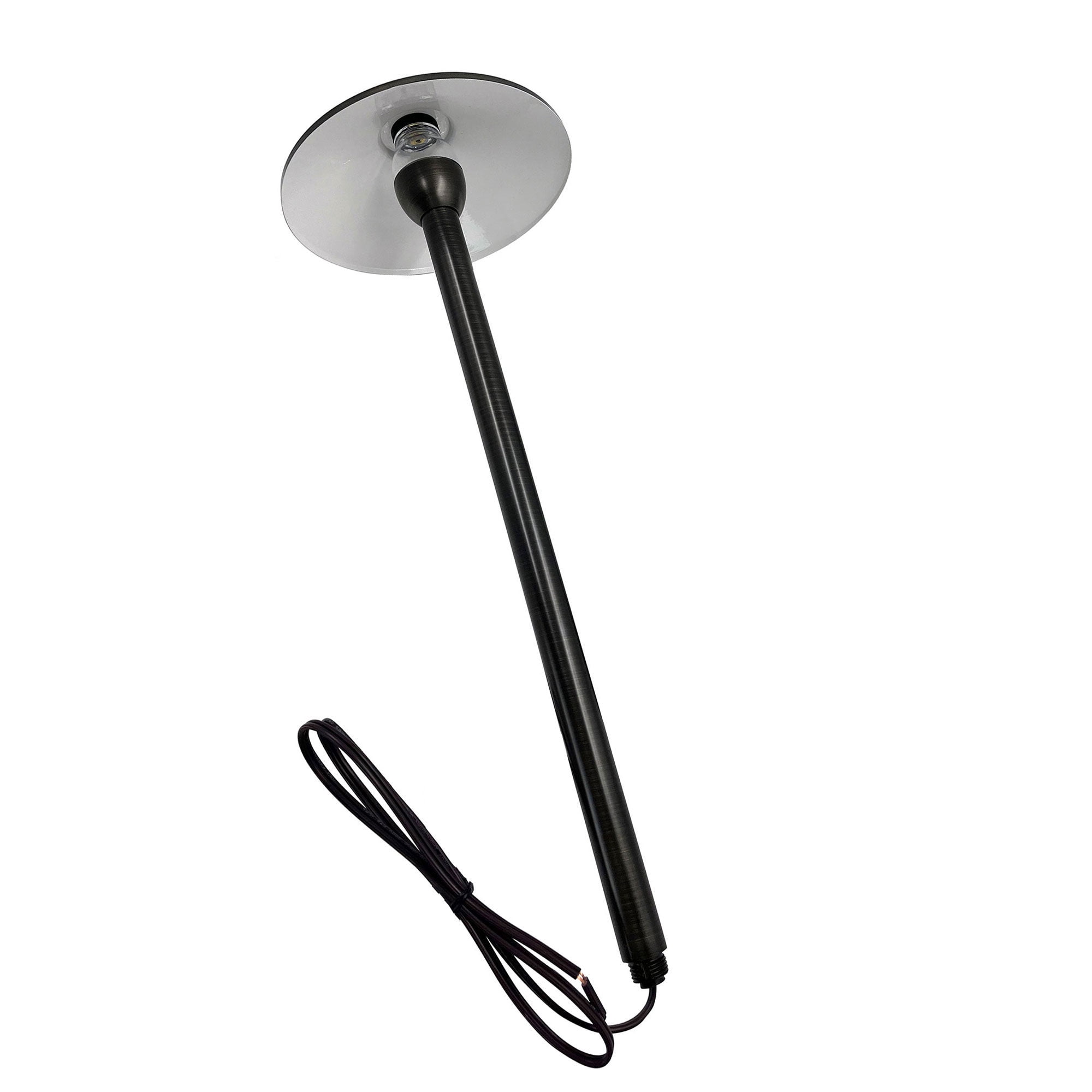 LNC 23.2"H LED Path Light, Antique Brass Finish, Outdoor Lighting for Walkways, Garden and Yard