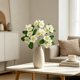 thumbnail image 5 of Ramo de hortensias artificiales para decoración de bodas y hogar | Arreglo floral de plástico realista para accesorios de fotografía, 5 of 6