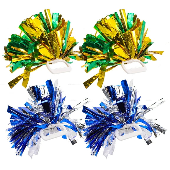 4Pcs Handheld Cheer Pompoms for Gymnastics Sports Meeting Supply