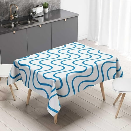 

Grain Polyester Tablecloth Small Picnic Table for Parties 54 X 54 Inch
