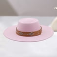 thumbnail image 2 of SRZYMJ Western Cowboy Hat for Men Women Wide Brim Suede Cattleman Cowgirl Hats, 2 of 3