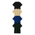 thumbnail image 1 of Playera Ovesize Varios Colores Paquete 4 Pz Algodon Peinado, 1 of 6