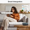 thumbnail image 4 of SMONET Smart WiFi Door Lock with Handle Keyless Entry Lock with Fingerprint for Front Door Anti-peep Keypad Compatible with Alexa, 4 of 7