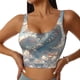 thumbnail image 1 of Balery Cool Cloud White Dragon Sujetadores deportivos con espalda cruzada para mujer, acolchados, sin costuras, de alto impacto, ideales para yoga, gimnasio, entrenamiento y fitness.-, 1 of 8