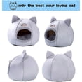 thumbnail image 4 of Cat bed beautiful pet bed, dog bed pet bed plush soft round cat bed foldable dog house cat house, 4 of 4