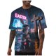 thumbnail image 1 of Camisas de Manga Corta de los Hombres Casual Pascua-Impresión Suelta Deportes Elásticos Cuello Redondo Top Blusa para el Uso Casual, 1 of 6