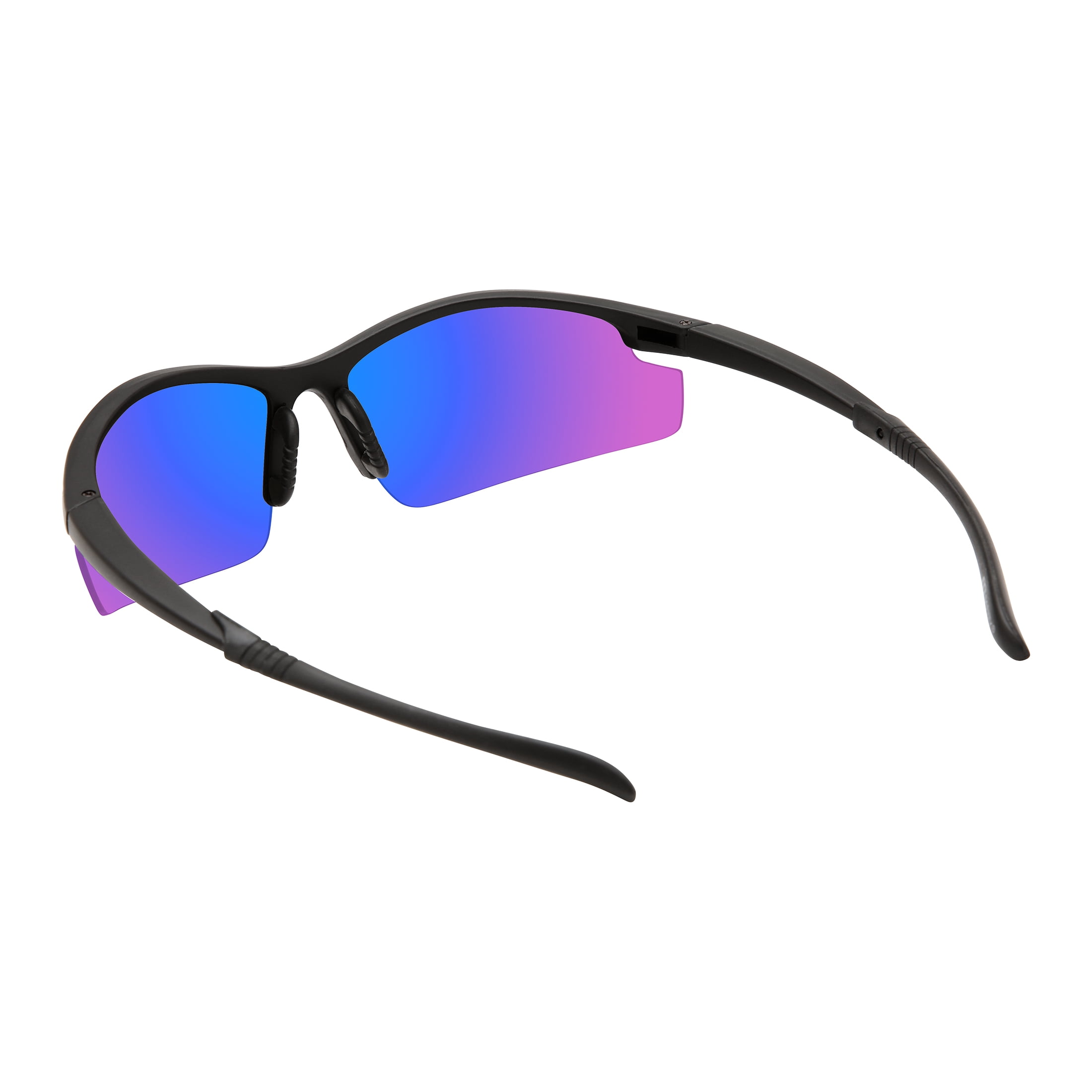 M+ Safety Glasses, Unisex, MS339557BMBLK Lens revo blue, 1 pc