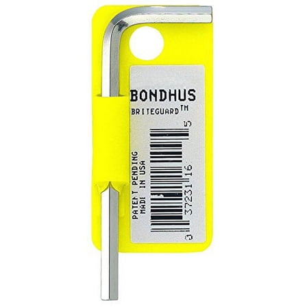 Bondhus 26203 1/16" Hex L-Wrench with BriteGuard Finish (Pack of 50), 1.8"