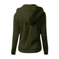 thumbnail image 5 of 2026 Spring Hoodie Jn Hoodie Long Sleeves Zipper Cardigan for Dress Solid Color Comfy Hoodie Casual Wear Hoodie(3XL), 5 of 5