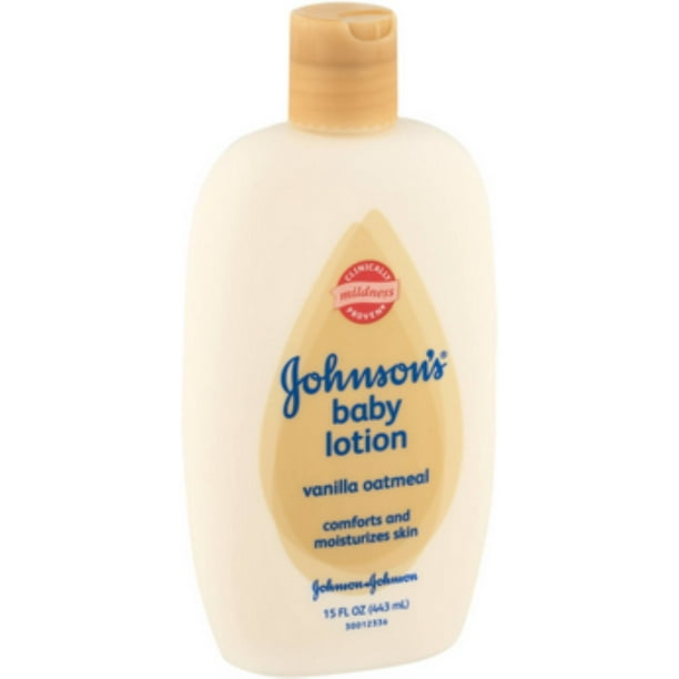 JOHNSON'S Vanilla Oatmeal Baby Lotion 15 oz (Pack of 6)