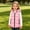 Pink, variant on Puffer Vest Hooded Red Vest Kids Zip up Sleeveless Lightweight Jacket Boys Vest 7-8 Years