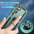 thumbnail image 3 of Cheeroll Ink Green Shockproof Case with Kickstand & Magnetic Car Mount, Green, 3 of 12