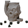 thumbnail image 3 of Skull Face Dice Tower with Can Cozy & Storage - DND Dice Tower - Tabletop RPG Dice Organizer - Dragon Dice Tower for Beer, Wine, Cider, Coffee, Hot Chocolate, 3 of 9