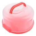 thumbnail image 3 of DEBGFS Cake Carrier Box Holder Portable Lid Stand Plastic Storage Keeper Handle Cover Plate Container Packing Cakes Pies Muffin, 3 of 6