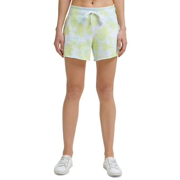 Calvin Klein Womens Womens Performance Printed French Terry Shorts