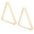 thumbnail image 2 of 2 soportes triangulares para bolas de billar de 5,25 cm, color blanco, 2 of 14