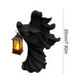 thumbnail image 3 of Halloween Ghost Light Statue with Lantern Scary Home Garden Decor (White Battery), 3 of 8